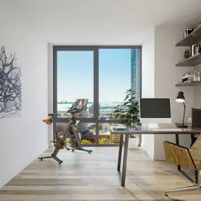 Spacious residences for flexible home offices