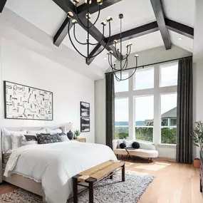 Luxurious primary bedroom suites