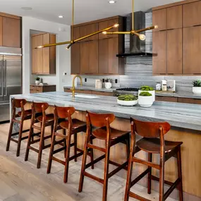 Well-equipped kitchens with plenty of cabinet space