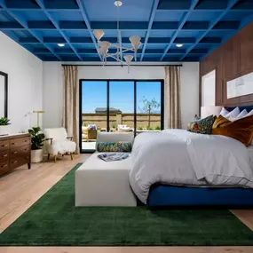 Spacious primary bedroom suites`