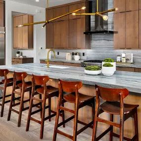 Well-equipped kitchens with plenty of cabinet space