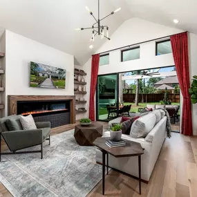 Lavaca's spacious, open concept great room is exceptional for family gatherings