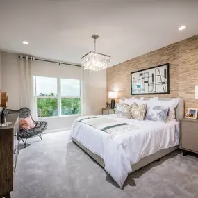 Spacious primary bedroom suites