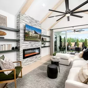 Open concept home designs feature a spacious great room