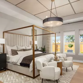 Luxurious bedroom retreats