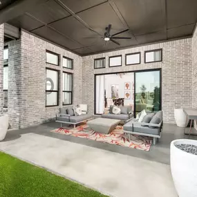 Spacious covered porches ideal for outdoor living, dining, and entertaining