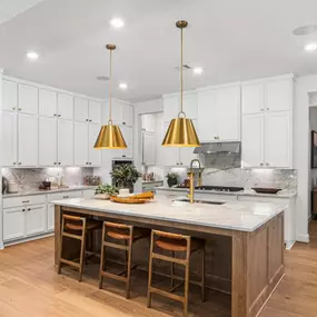Chef-inspired kitchens with large center islands