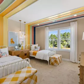 Spacious secondary rooms