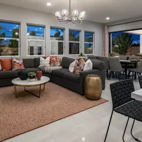 Spacious great rooms ideal for indoor/outdoor living and entertaining