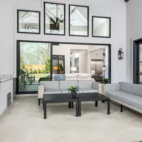 Covered porches set the scene for the perfect outdoor oasis