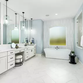 Lavish primary bathrooms