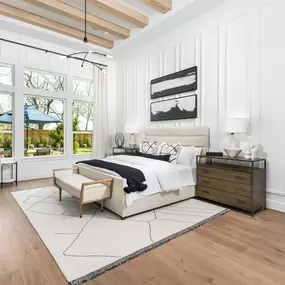 Luxurious primary bedroom suites