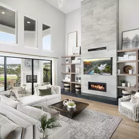 Great rooms with abundant natural light