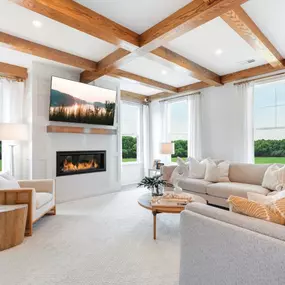 Spacious open-concept floor plans with lots of natural light