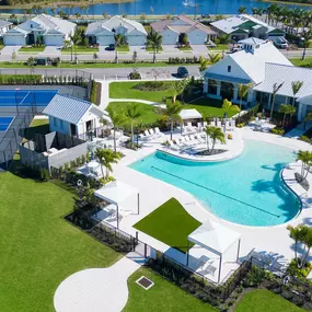 Aerial view of the Solstice at Wellen Park Amenity Center