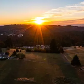 Stunning sunrise view