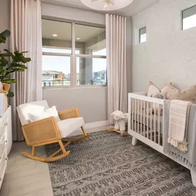 Bedroom with upgraded floors