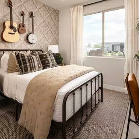 Secondary bedroom with ample natural light