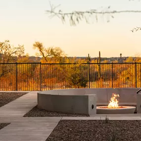 Fire pit for community use