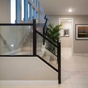 Spacious entry with direct access to upper level