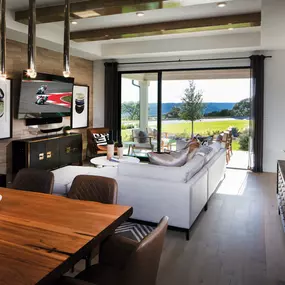 Great rooms with views to the covered patio