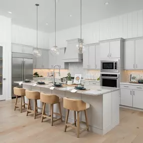 Well-designed kitchens with abundant storage space