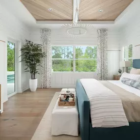 First floor primary bedroom suites