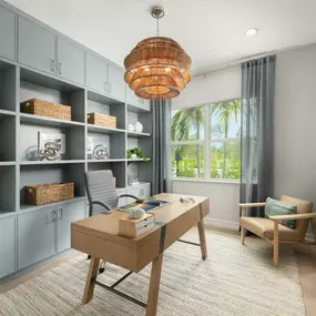 Versatile work and study spaces