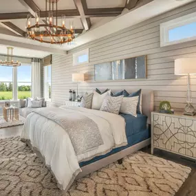 Spacious first-floor primary bedroom suites