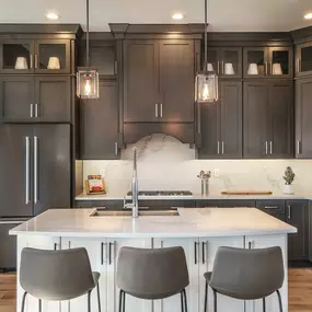 Stylish kitchens with brand-name appliances