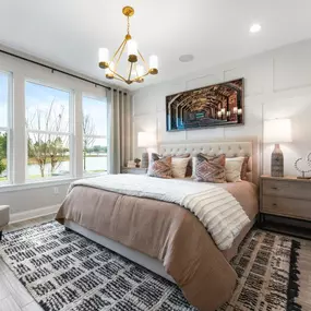 Luxurious primary bedroom suites