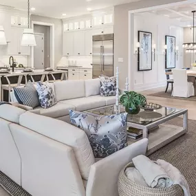 Modern open-concept floor plans