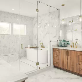 Florin relaxing and spacious primary bathroom