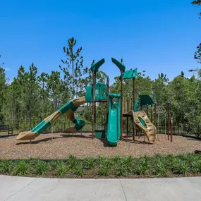 Entertainment for all ages at the community playground
