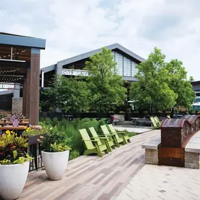 Numerous shopping and dining options at the King of Prussia Town Center