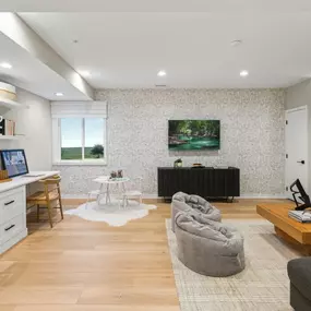 Extend living spaces to the lower level