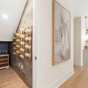 Extra storage perfect for a gorgeous wine cellar