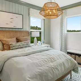 Spacious secondary bedrooms