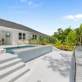 Lounge poolside while basking in the Florida sun
