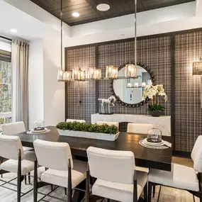 Entertain guests in the formal dining room