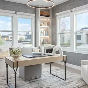 Spacious flex rooms convenient for working from home or enjoying hobbies