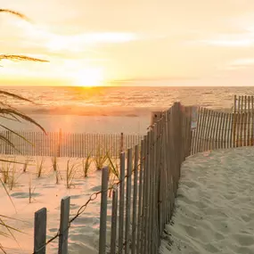 Two miles from white sandy beaches and crisp ocean waters