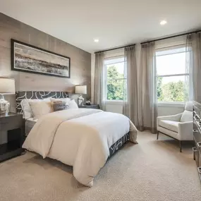 Roomy secondary bedrooms
