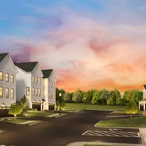 Future community streetscape