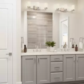 Spa-like primary bathrooms