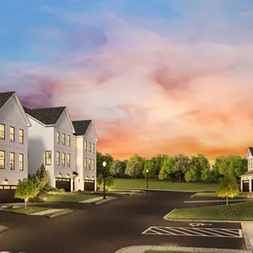 Future community streetscape