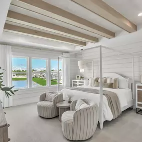 Luxurious primary bedrooms