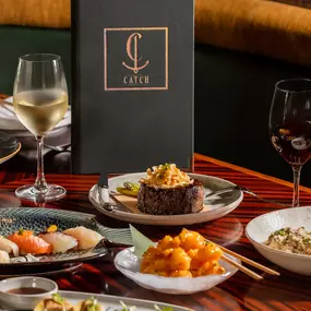 Catch Tablescape and Menu