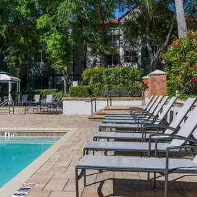 Relaxing Pool Area With Sundeck