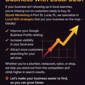 Marketing Agency, SEO Company, Online Marketing, Business Optimization. Qlymb Marketing in Port St Lucie FL does SEO (search Engine Optimization) and online marketing for small businesses